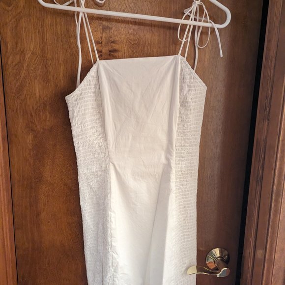 Eggie Size small white A line dress - Picture 2 of 2